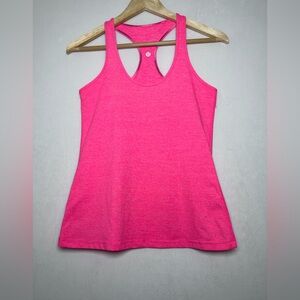 Lululemon Women's Racerback Tank Top Athleisure Active Neon Pink Size Large